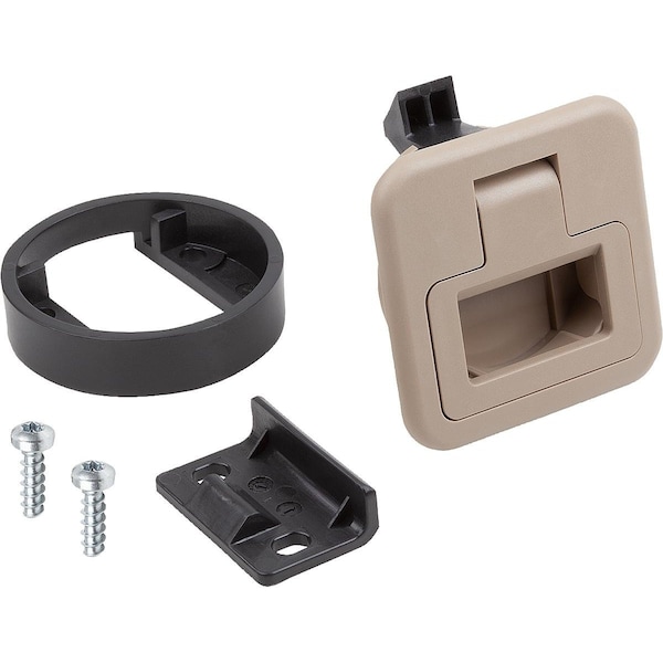 Snap Lock Fold-Down, Lockable, Form:A, S=2-7, H=35, 41, M05X16, Pc/Abs Beige, Comp:Pc/Abs Comp:Beige